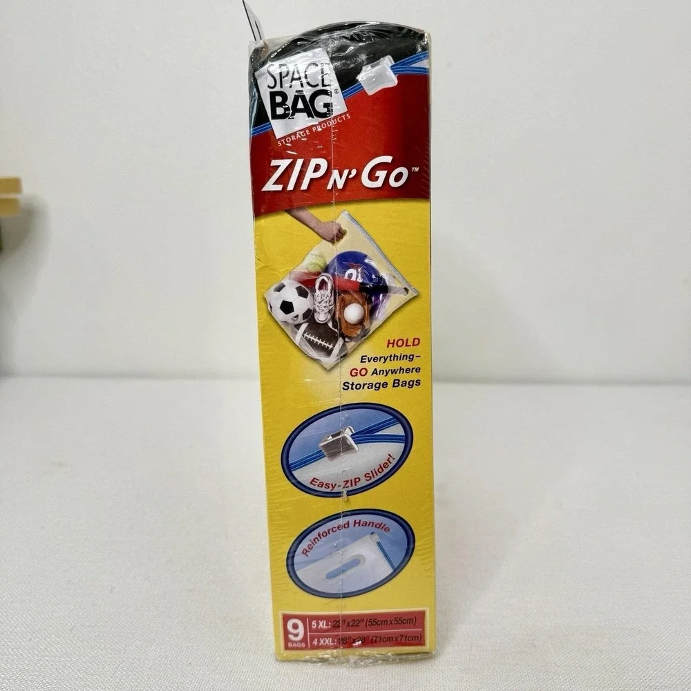 Zip N' Go by Space Bag 9 Bag Value Pack XL XXL New Sealed